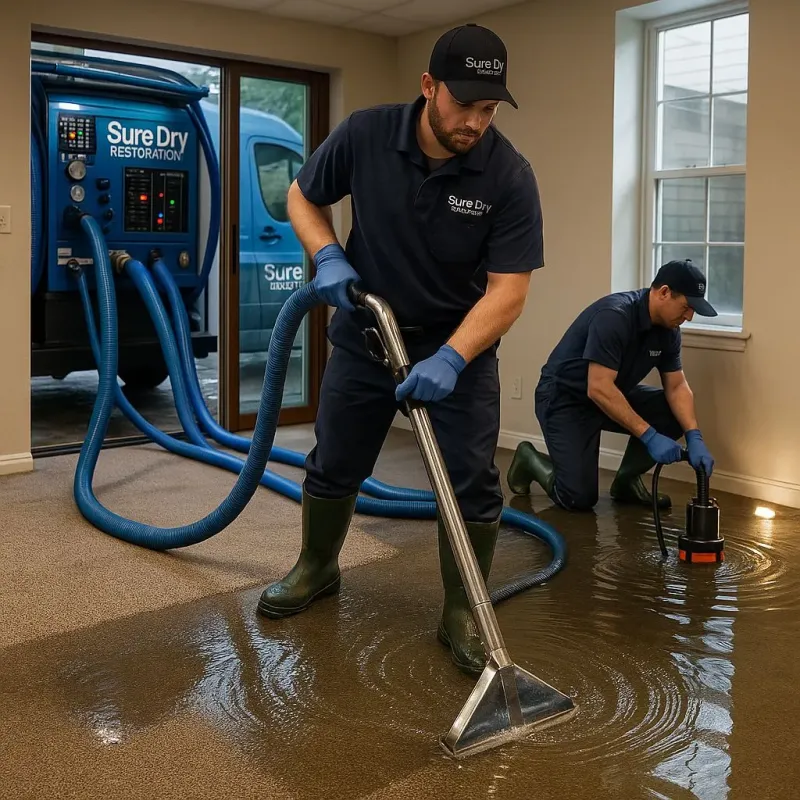 Water Extraction and Removal process in East Point, GA